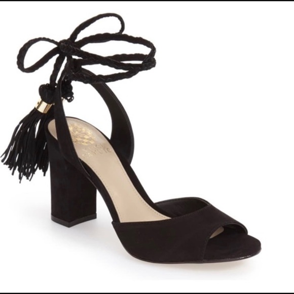 Vince Camaro “Vianna” Block Heel wrap around ankle sandal size 9 - Picture 2 of 9